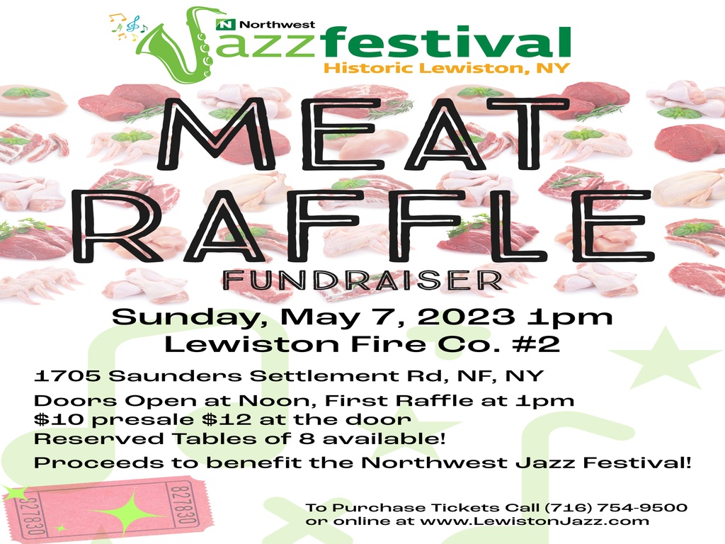We have the meat! Jazz Festival Meat Raffle Fundraiser May 7 Image